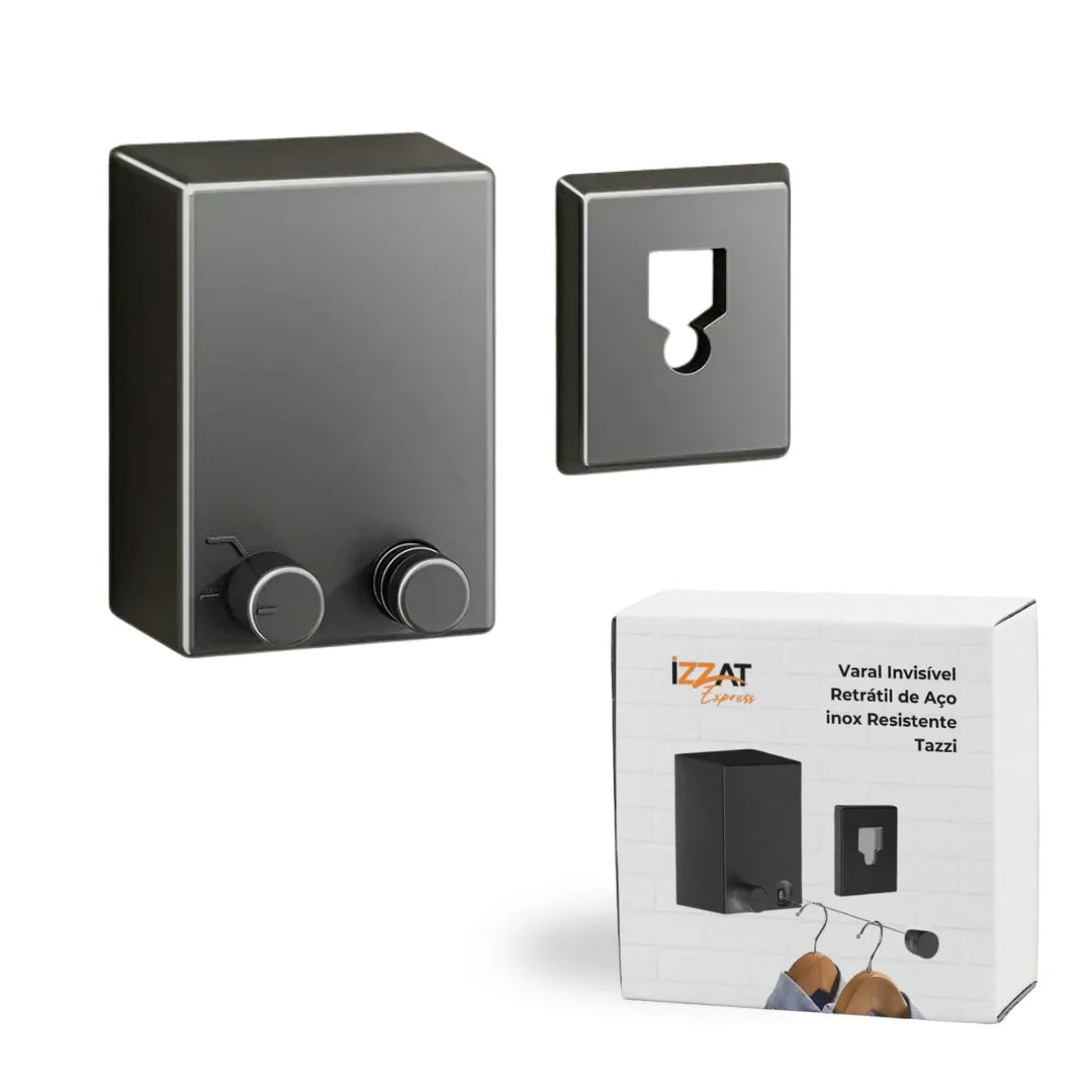 Varal Invisível Retrátil de Aço inox
