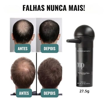 Fibra Capilar de Queratina Instantânea - Cabelos Mais Cheios em Segundos